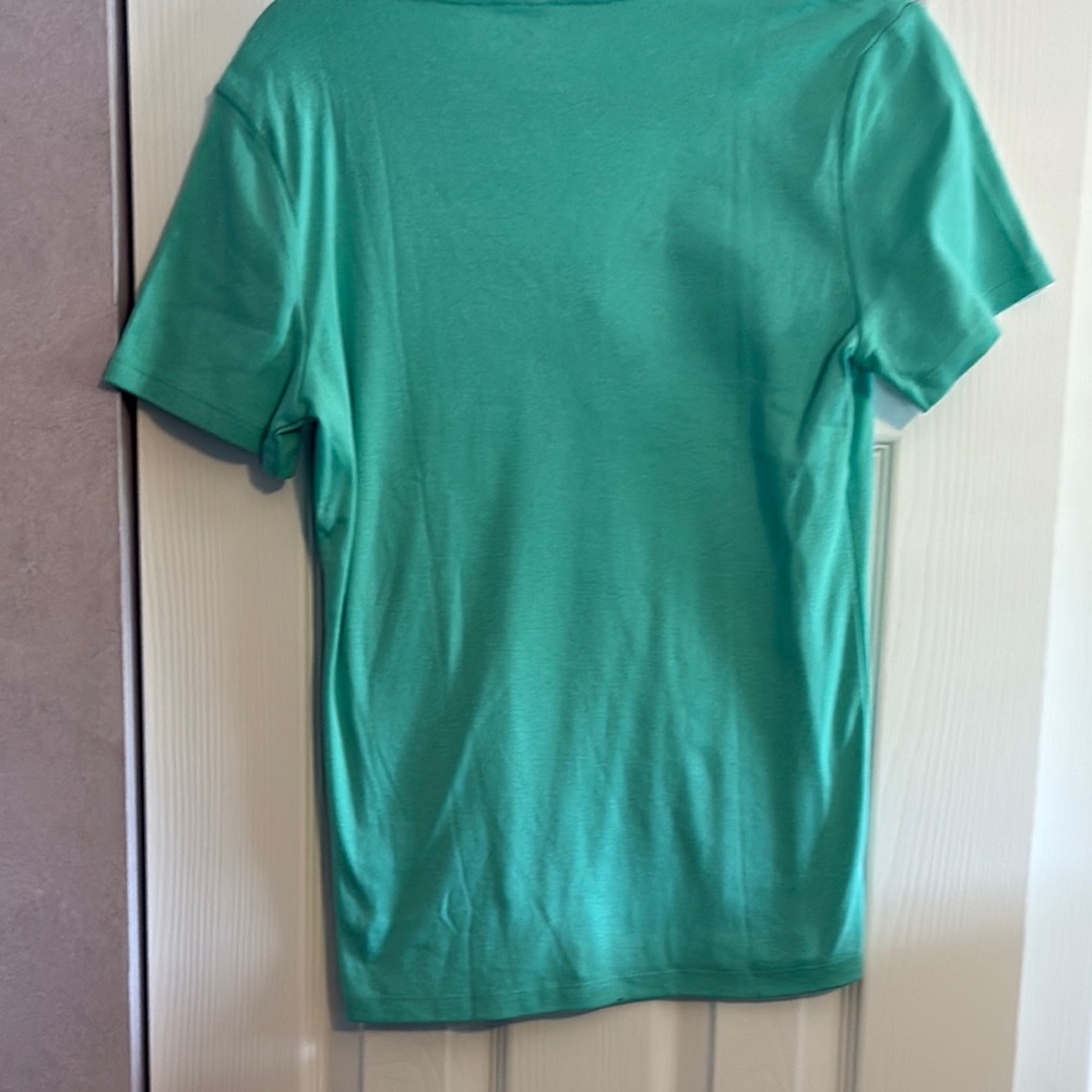 Tommy Hilfiger Fitted Green Short Sleeve Tee - Picture 4 of 6